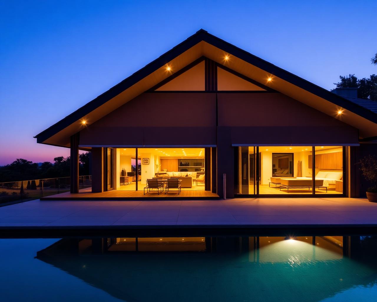 Luxusní bungalov s velkou terasou